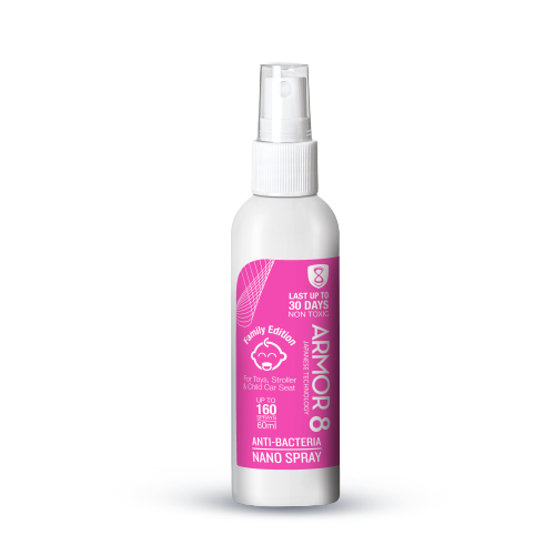 Armor8® is an Antibacterial Nano Spray disinfectant product